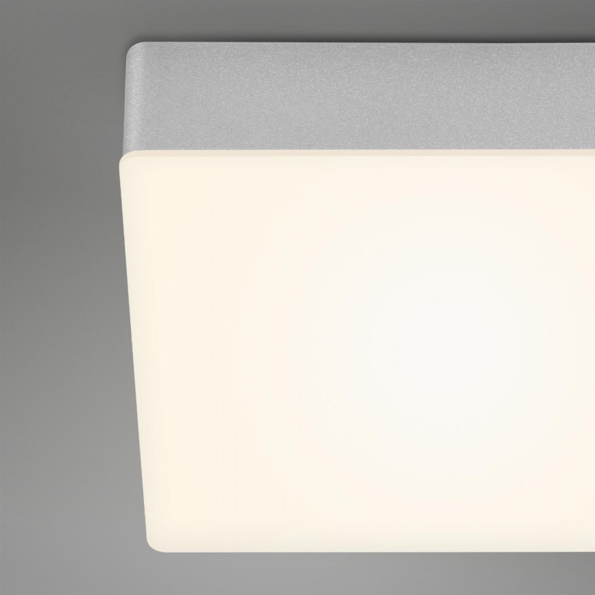 Briloner 7071-014 - LED Stropné svietidlo FLAME LED/21W/230V 3000K 28,7x28,7 cm strieborná