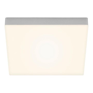 Briloner 7071-014 - LED Stropné svietidlo FLAME LED/21W/230V 3000K 28,7x28,7 cm strieborná