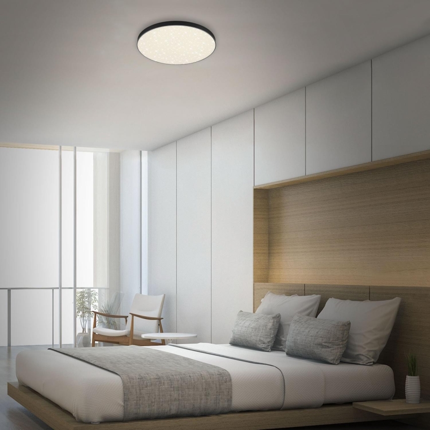Briloner 7075-415 - LED Stropné svietidlo STAR SKY LED/24,5W/230V 4000K pr. 38 cm čierna