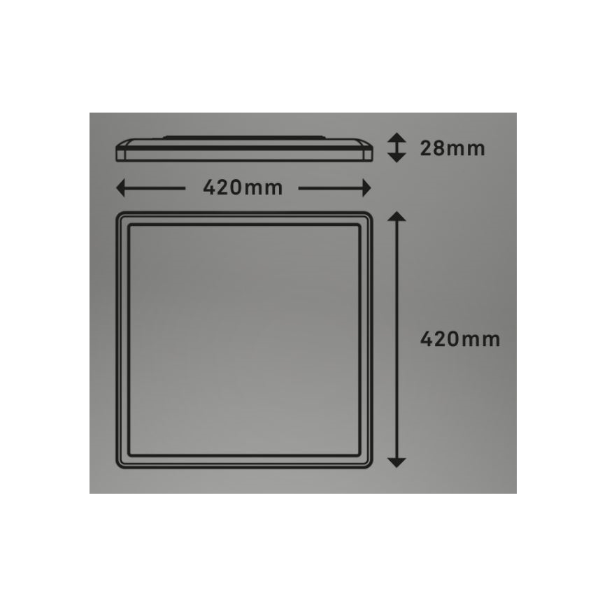 Briloner 7082-016 - LED Stmievateľné stropné svietidlo SLIM LED/22W/230V 2700-6500K + diaľkové ovládanie