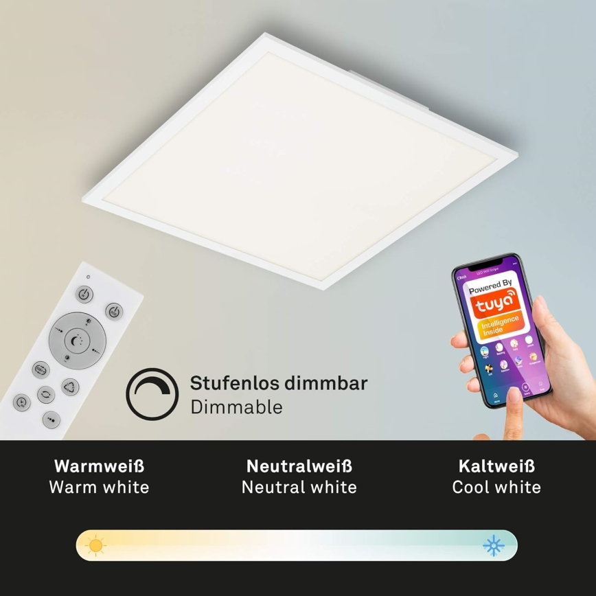 Briloner 7087-016 - LED RGBW Stmievateľné svietidlo SMART LED/24W/230V 3000-6500K Wi-Fi Tuya + diaľkové ovládanie