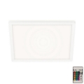Briloner 7090-416 - LED RGBW Stmievateľné stropné svietidlo SLIM LED/15W/230V + diaľkové ovládanie