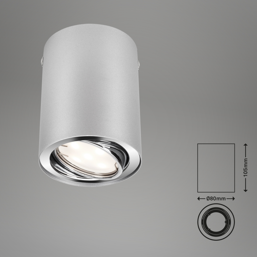 Briloner 7119-014 - LED Bodové svietidlo TUBE 1xGU10/5W/230V okrúhly