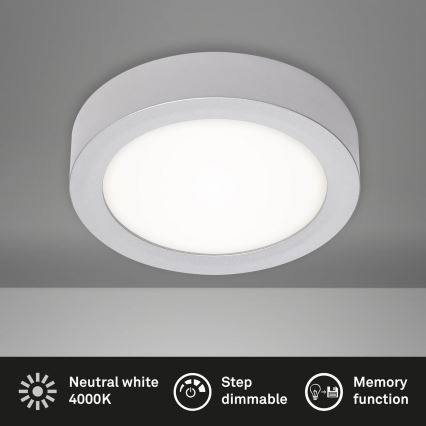 Briloner 7124-414 - LED Stmievateľné stropné svietidlo FIRE LED/12W/230V 4000K