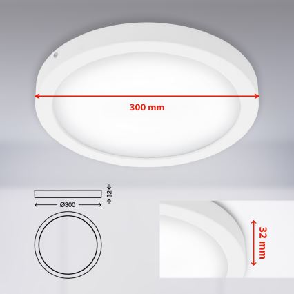 Briloner 7141-416 - LED Stropné svietidlo FIRE LED/21W/230V