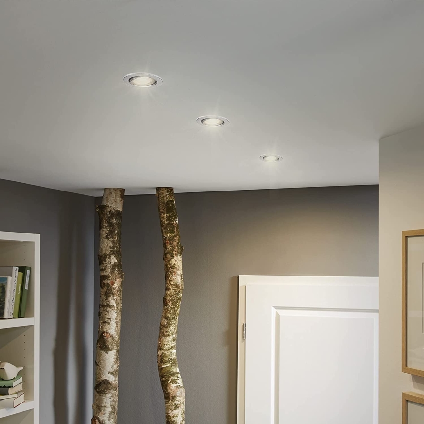Briloner 7149-039 - SADA 3xLED Stmievateľné kúpeľňové svietidlo 1xGU10/5W/230V IP23