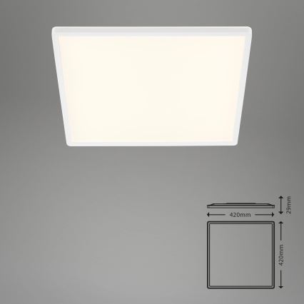 Briloner 7158-416 - LED Stropné svietidlo SLIM LED/22W/230V 42x42 cm