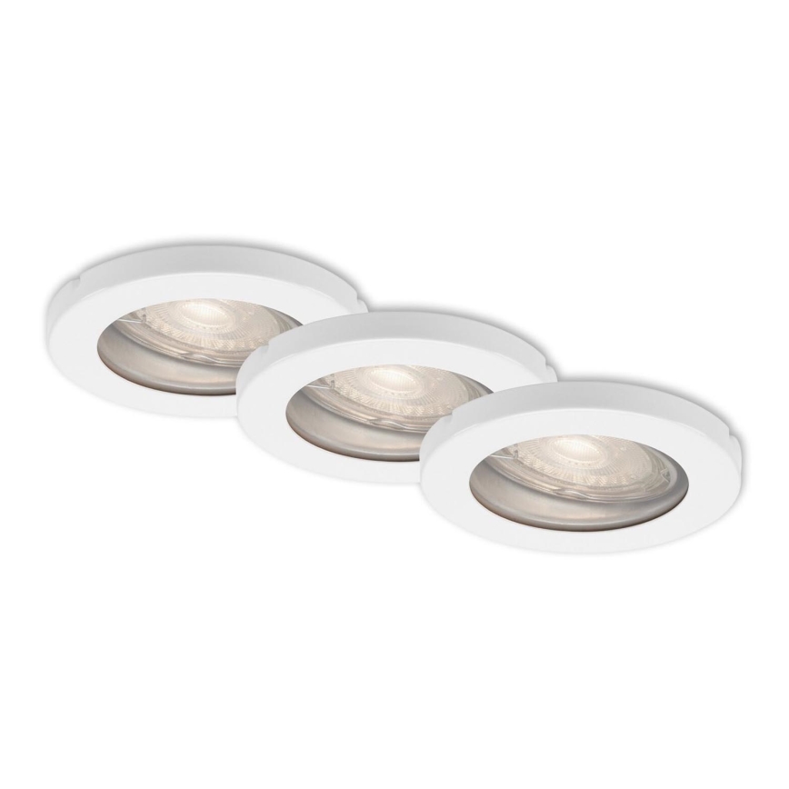 Briloner 7180-036 - SADA 3x LED Stmievateľné kúpeľňové podhľadové svietidlo COOL&COSY 1xGU10/5W/230V 2700/4000K IP44