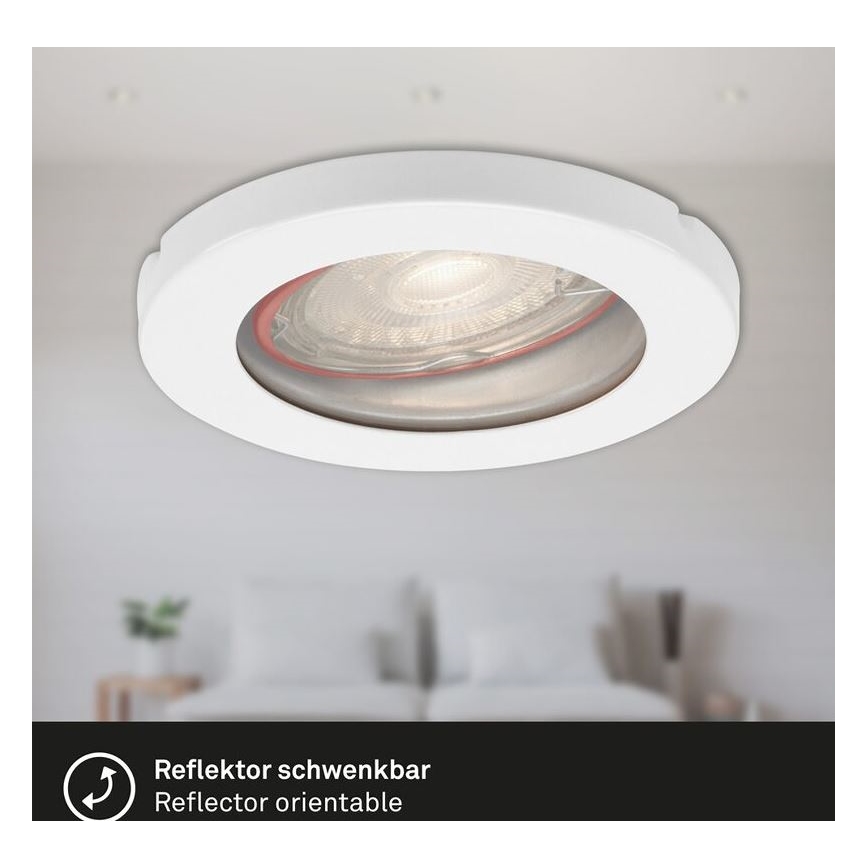 Briloner 7180-036 - SADA 3x LED Stmievateľné kúpeľňové podhľadové svietidlo COOL&COSY 1xGU10/5W/230V 2700/4000K IP44