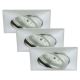 Briloner 7210-039 - SADA 3x LED Kúpeľňové podhľadové svietidlo ATTACH 1xLED/5W/230V IP23