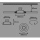 Briloner 7221-032 - SADA 3x LED Kúpeľňové podhľadové svietidlo 1xGU10/3W/230V IP23 matný chróm