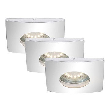 Briloner 7239-038 - SADA 3x LED Kúpeľňové podhľadové svietidlo ATTACH 3xGU10/4W/230V IP44 Briloner 7239-038 - SADA 3x LED Kúpeľňové podhľadové svietidlo ATTACH 3xGU10/4W/230V IP44