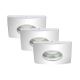 Briloner 7239-038 - SADA 3x LED Kúpeľňové podhľadové svietidlo ATTACH 1xGU10/4W/230V IP44
