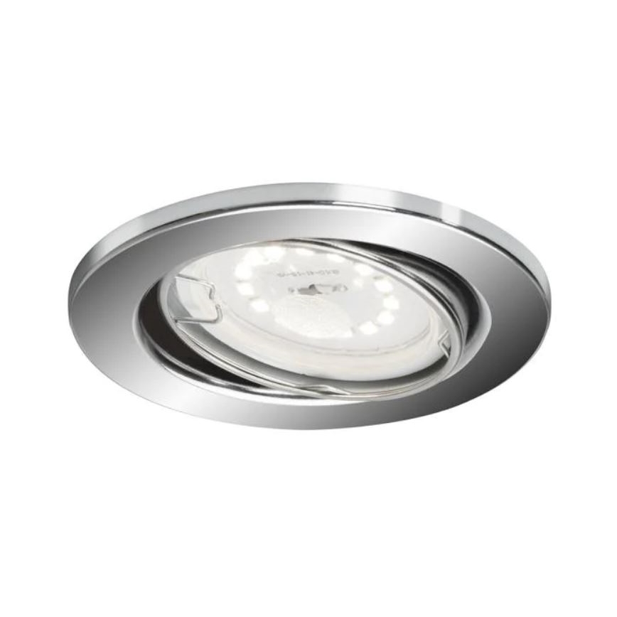 Briloner 7277-038 - SADA 3x LED Stmievateľné kúpeľňové podhľadové svietidlo 1xGU10/5W/230V IP23