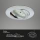 Briloner 7296-019 - LED Stmievateľné kúpeľňové podhľadové svietidlo LED/6,5W/230V IP23