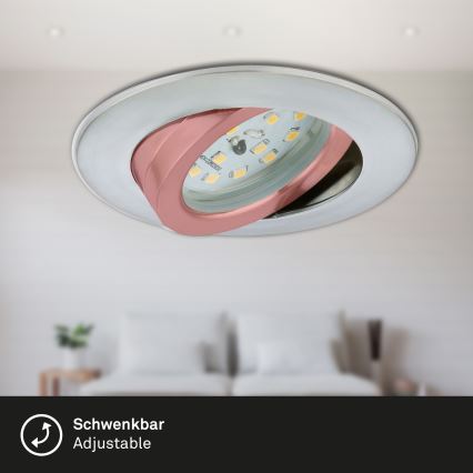 Briloner 7296-019 - LED Stmievateľné kúpeľňové podhľadové svietidlo LED/6,5W/230V IP23