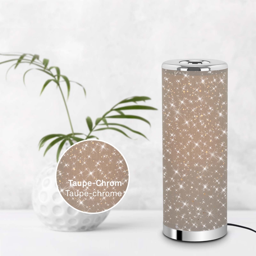Briloner 7334-011 - LED Stolná lampa STARRY SKY 1xGU10/5W/230V hnedá