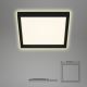 Briloner 7362-015 - LED Stropné svietidlo CADRE LED/18W/230V 29,6x29,6 cm čierna
