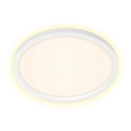 Briloner 7363-016 - LED Stropné svietidlo CADRE LED/22W/230V pr. 42,5 cm biela