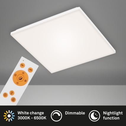 Briloner 7378-116 - LED Stmievateľné stropné svietidlo FRAMELESS LED/24W/230V 3000-6500K + diaľkové ovládanie