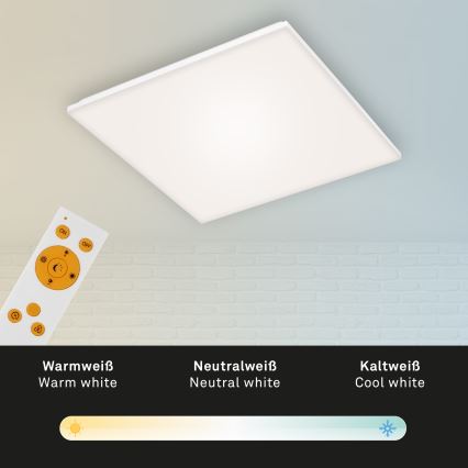 Briloner 7378216 - LED Stmievateľný panel LED/38W/230V 3000-6500K + diaľkové ovládanie