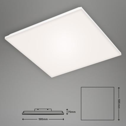 Briloner 7378216 - LED Stmievateľný panel LED/38W/230V 3000-6500K + diaľkové ovládanie