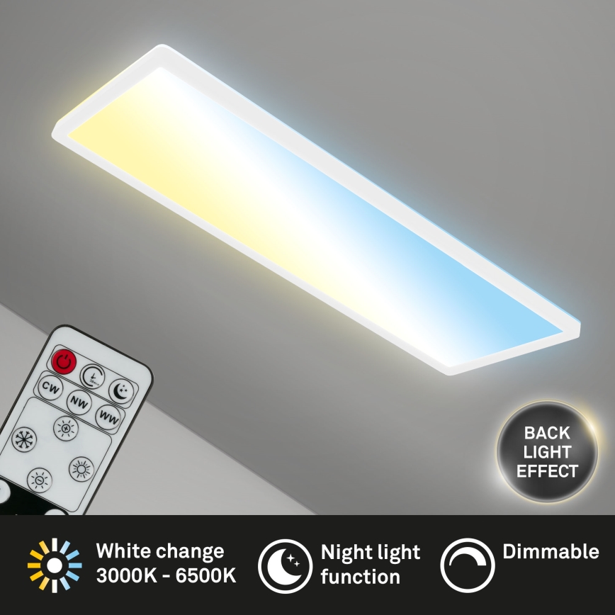 Briloner 7403-016 - LED Stmievateľné stropné svietidlo SLIM LED/23W/230V 2700-6500K + diaľkové ovládanie
