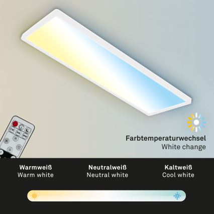 Briloner 7403-016 - LED Stmievateľné stropné svietidlo SLIM LED/23W/230V 2700-6500K + diaľkové ovládanie