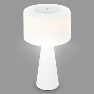 Briloner 7420016 - LED Stmievateľná nabíjacia dotyková vonkajšia stolná lampa LED/4W/5V IP44 3000K biela