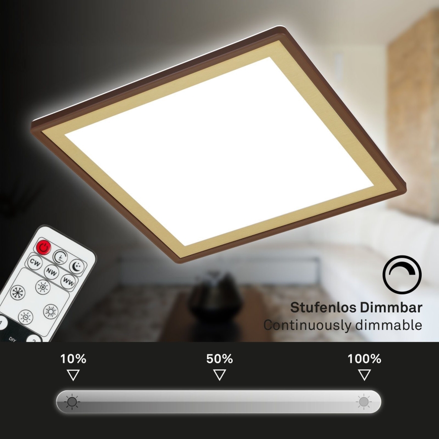 Briloner 7459-417 - LED Stmievateľné stropné svietidlo DECO LED/24W/230V 2700-6500K + diaľkové ovládanie