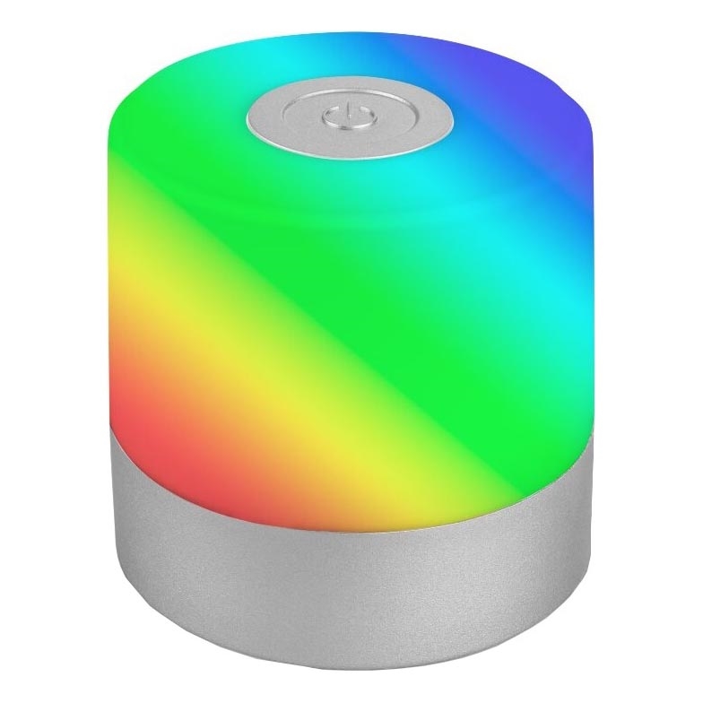 Briloner 7462014 - LED RGB Nabíjacia vonkajšia stolná lampa LED/1,5W/5V IP44 1200 mAh matný chróm