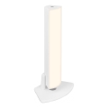 Briloner 7474-016 - LED stmievateľná dotyková nabíjateľná vonkajšia stolová lampa 2v1 LED/7W/5V 2x2200 mAh USB 3000K IP44 biela