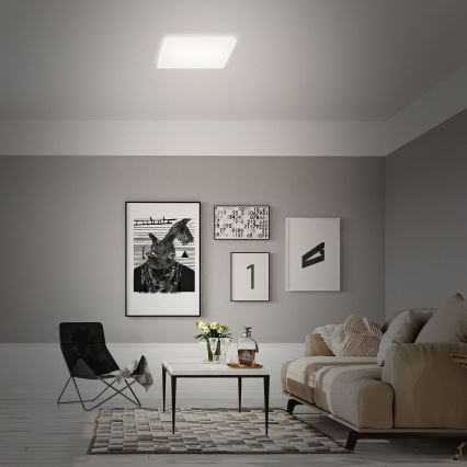 Briloner 7491-016 - LED RGBW stmievateľné stropné svietidlo SMART LED/22W/230V 4000K 42x42 cm Wi-Fi Tuya + diaľkové ovládanie