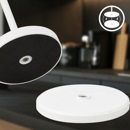 Briloner 7521016 - LED Stmievateľná nabíjateľná vonkajšia stolová lampa SIGO LED/2,5W/5V IP44 2600 mAh biela