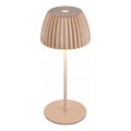 Briloner 7552-011 - LED stmievateľná nabíjateľná dotyková vonkajšia stolová lampa MINI LED/1,5W/5V IP44 1800 mAh béžová