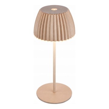 Briloner 7552-011 - LED stmievateľná nabíjateľná dotyková vonkajšia stolová lampa MINI LED/1,5W/5V IP44 1800 mAh béžová