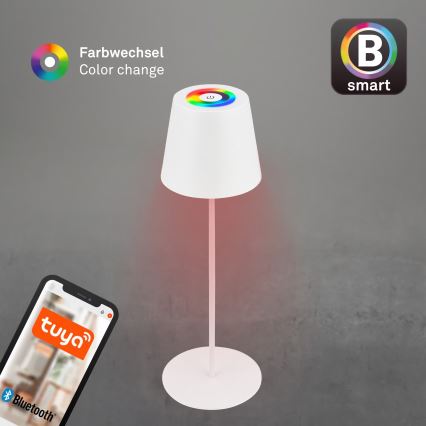 Briloner 7559016 - LED RGB stmievateľná nabíjateľná vonkajšia stolová lampa COLORIS LED/3,5W/5V IP44 2000 mAh Wi-Fi Tuya