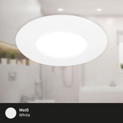 Briloner 7598036 - SADA 3x LED Kúpeľňové podhľadové svietidlo LED/4,9W/230V IP44 2700/4000/6500K biela