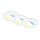 Briloner 7598036 - SADA 3x LED Kúpeľňové podhľadové svietidlo LED/4,9W/230V IP44 2700/4000/6500K biela