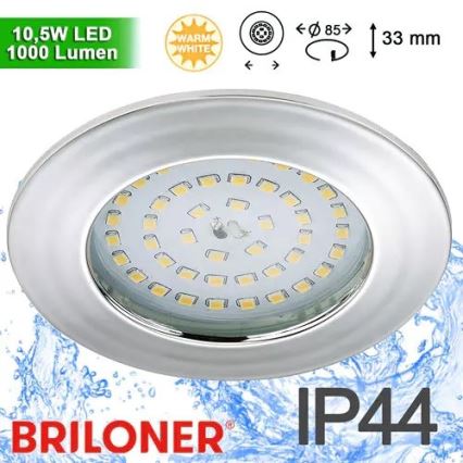 Briloner 8310-019 - LED Kúpeľňové podhľadové svietidlo LED/10,5W/230V IP44