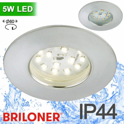 Briloner 8311-019 - LED Kúpeľňové podhľadové svietidlo LED/5W/230V IP44