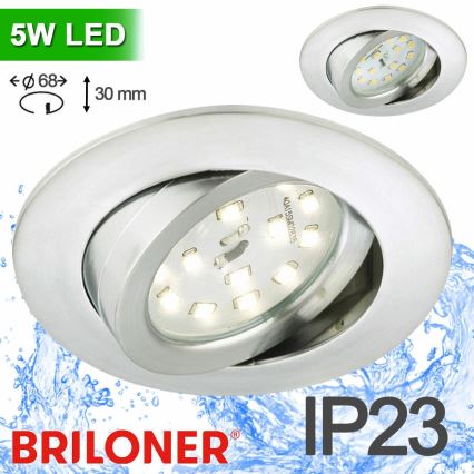 Briloner 8312-019 - Kúpeľňové podhľadové svietidlo LED/5W/230V IP23