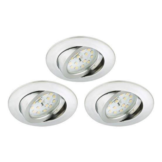 Briloner 8312-039 - SADA 3x LED Kúpeľňové podhľadové svietidlo LED/5W/230V IP23