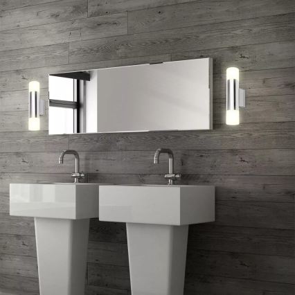 Briloner - LED kúpeľňové nástenné svietidlo 2xGU10/4,8W/230V IP44 3000K lesklý chróm