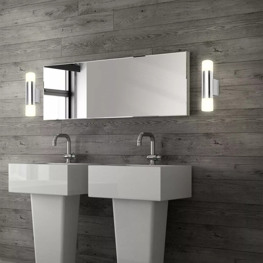 Briloner - LED kúpeľňové nástenné svietidlo 2xGU10/4,8W/230V IP44 3000K lesklý chróm