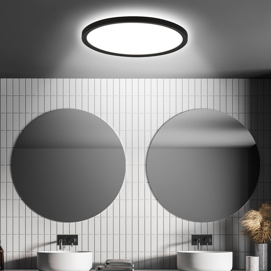 Briloner - LED kúpeľňové stropné svietidlo so snímačom MOVE LED/18W/230V IP44 pr. 29 cm biela