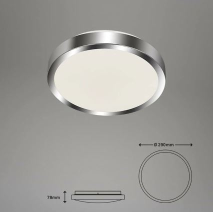 Briloner - LED Kúpeľňové stropné svietidlo SPLASH LED/15W/230V IP44