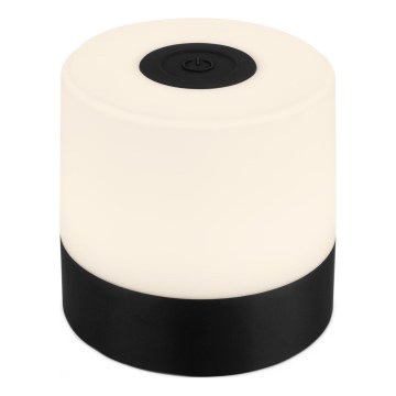 Briloner - LED stmievateľná nabíjacia dotyková vonkajšia stolová lampa LED/2W/5V 2700K IP44 1200 mAh čierna