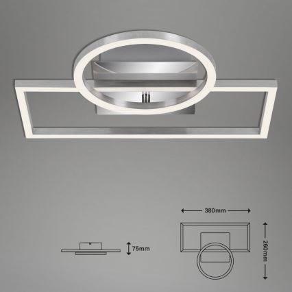 Briloner - LED Stmievateľné stropné svietidlo FRAMES LED/19W/230V