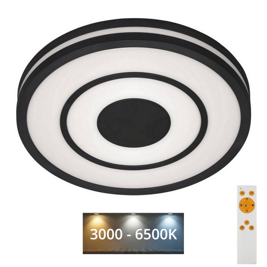 Briloner - LED Stmievateľné stropné svietidlo RIPPLE LED/24W/230V 3000-6500K + diaľkové ovládanie